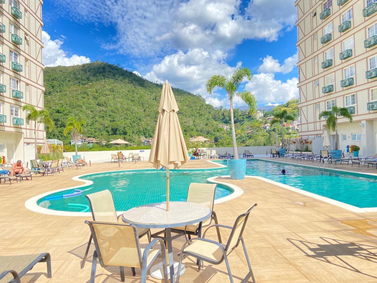 Appartement Flat 217 Granja Brasil - Com Piscina Em Itaipava à Petrópolis Extérieur photo