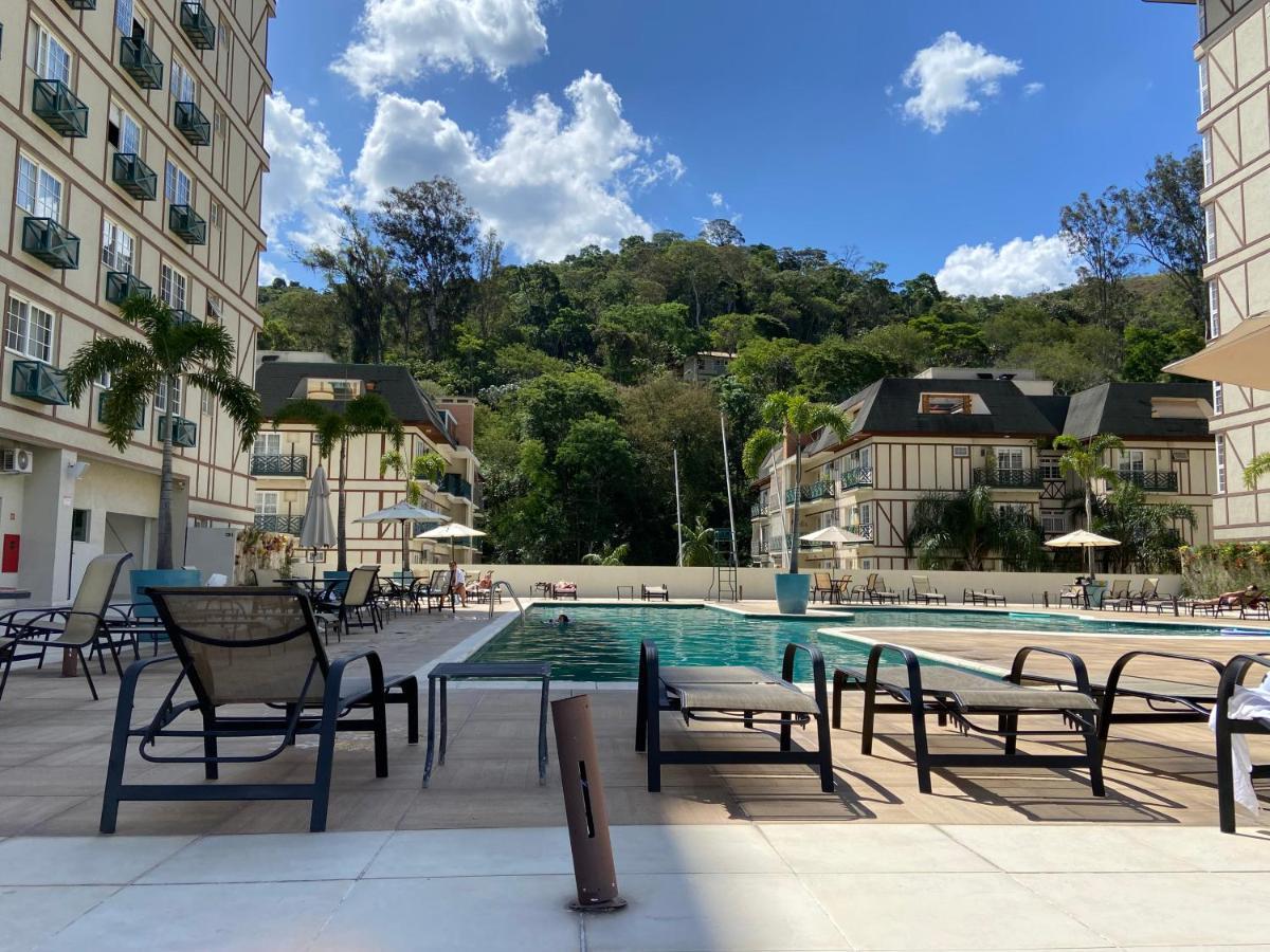 Appartement Flat 217 Granja Brasil - Com Piscina Em Itaipava à Petrópolis Extérieur photo